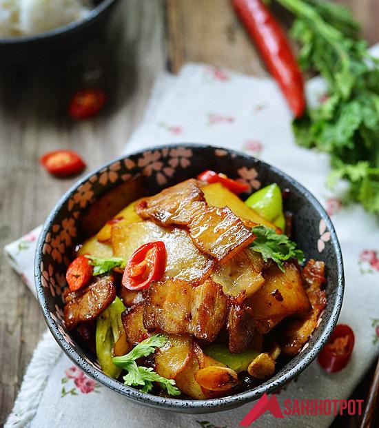 cách nấu thịt rang cháy cạnh